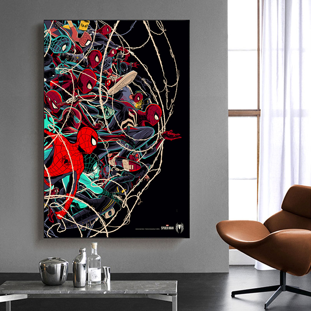 Resin Art Video - Marvel Movie SpiderMan Wall Art Posters