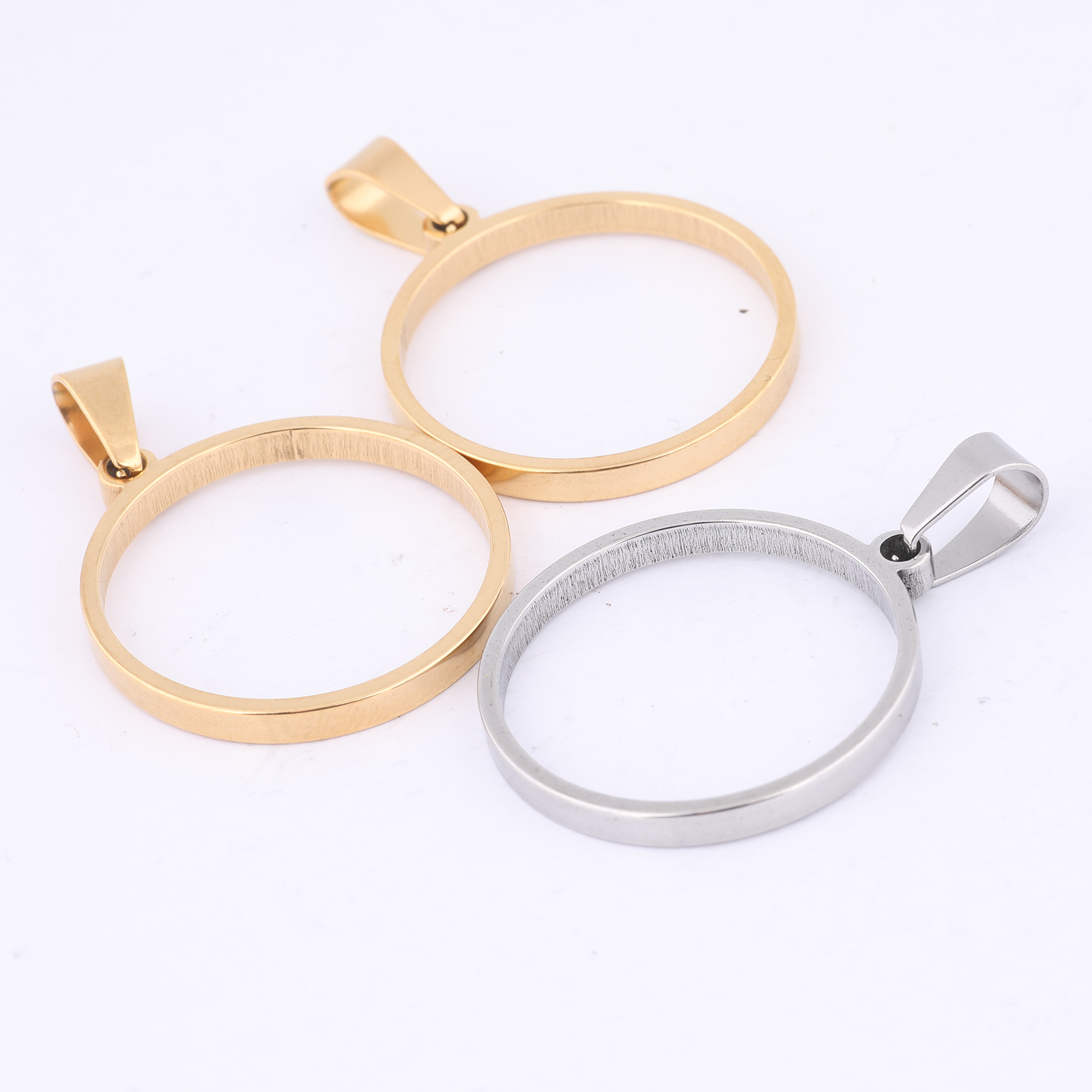 Bezels Pendant Resin - 10pcs 25mm Round Open Bezel Charms