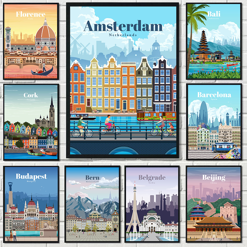 Resin Art Bali - Amsterdam Tokyo London Iceland Bali Vancouver