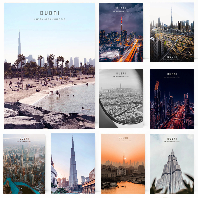 Resin Art Dubai - Dubai Travel Posters Dubai Cityscape Photography