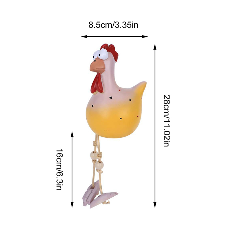 Funny Chicken Fence Decor Resi – обзор и цена Resin Art Sculptures