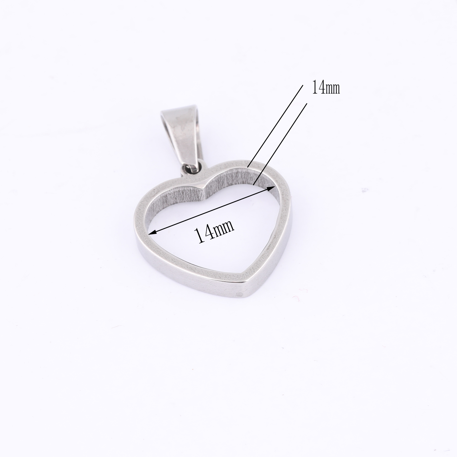 10pcs Stainless Steel 14mm Hea – обзор и цена Bezels Pendant Resin