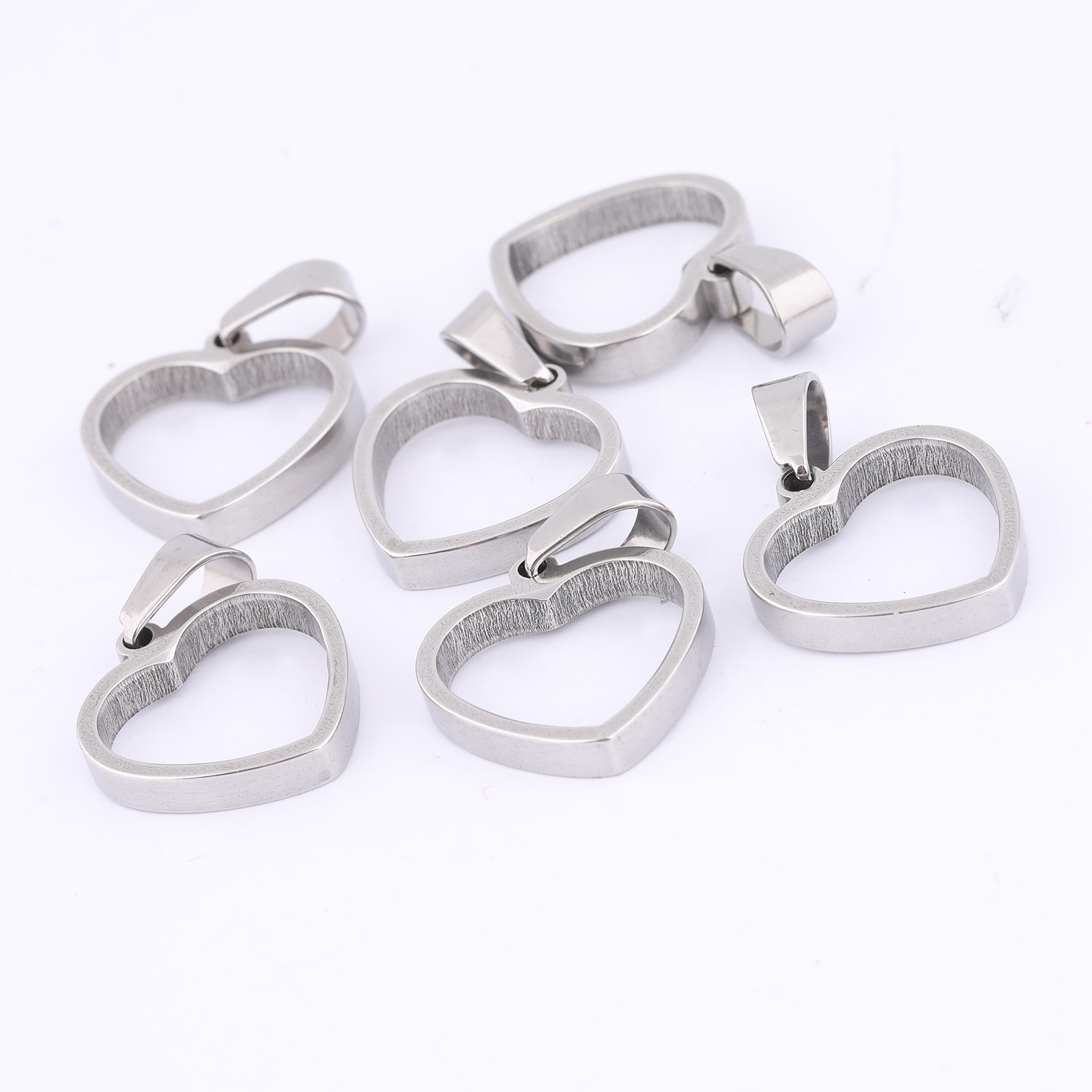 10pcs Stainless Steel 14mm Hea – обзор и цена Bezels Pendant Resin