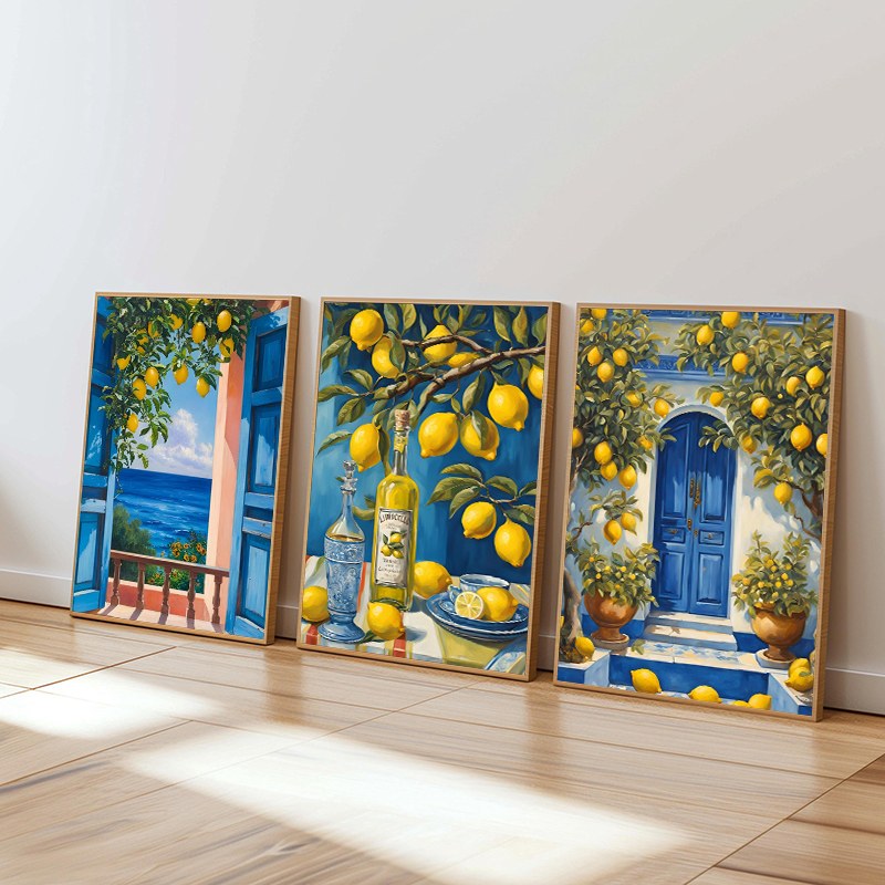 Mediterranean Italy Lemon Blue – обзор и цена Resin Art Kitchen