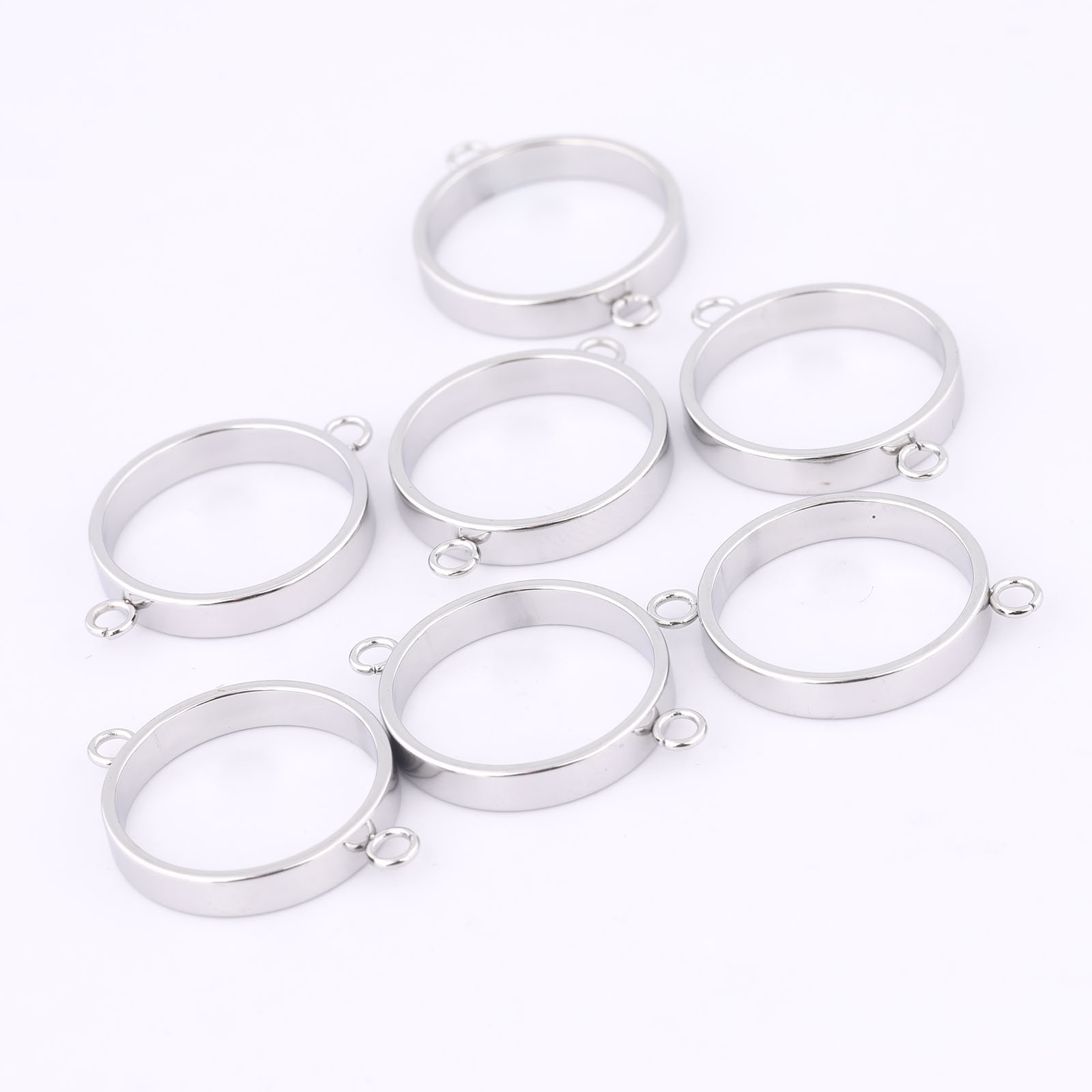 10pcs Stainless Steel 14mm Ope – обзор и цена Bezels Pendant Resin