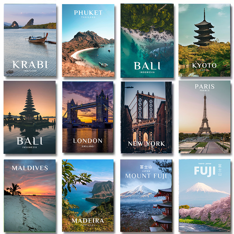World Famous Tourist Cities Po – обзор и цена Resin Art Bali