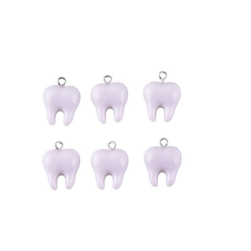 10pcs Cute White Teeth Resin P – обзор и цена Resin Art Engagement