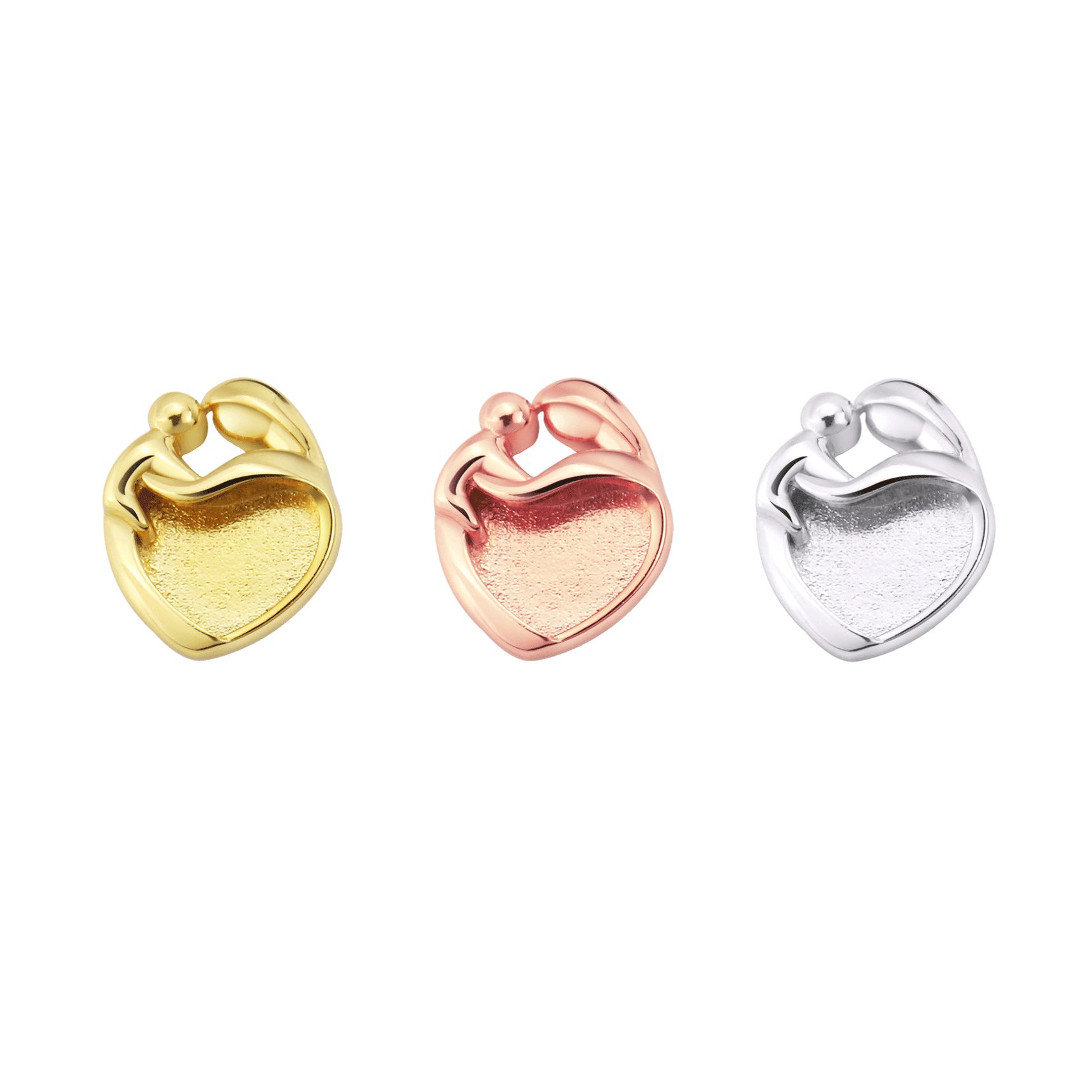 9MM Heart Bezel Settings Mothe – обзор и цена Bezels Pendant Resin
