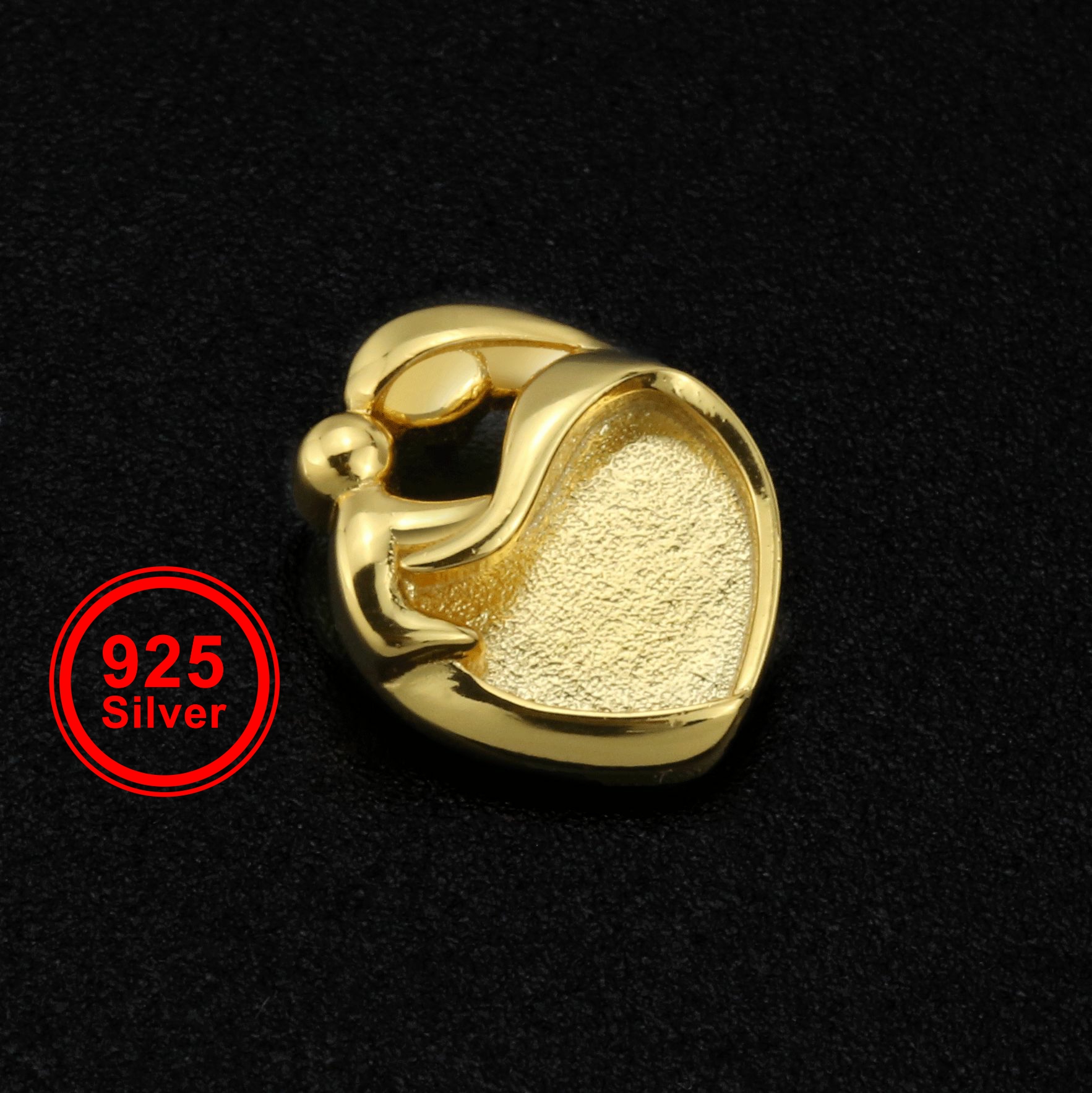 9MM Heart Bezel Settings Mothe – обзор и цена Bezels Pendant Resin
