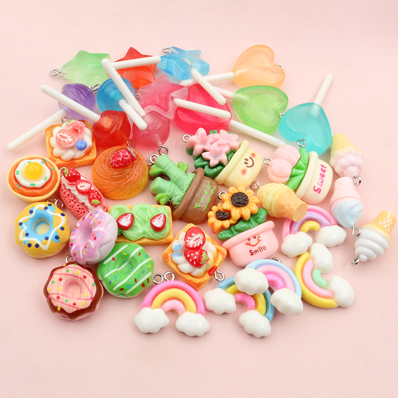 10pcs Mixed Colors Resin Cute  – обзор и цена Resin Art Engagement