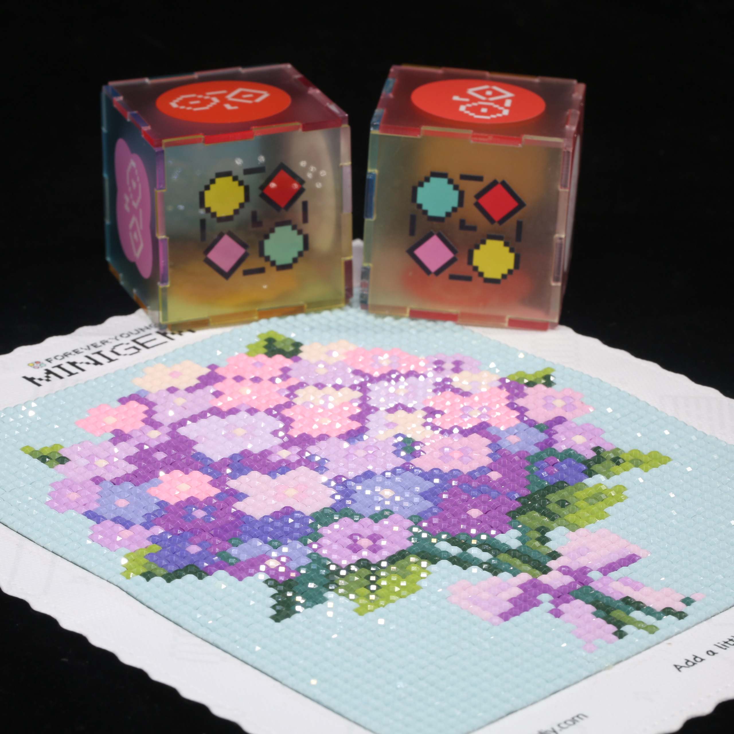 Minigem® Purple Hydrangea 5D D – обзор и цена Resin Art Purple