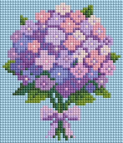Minigem® Purple Hydrangea 5D D – обзор и цена Resin Art Purple