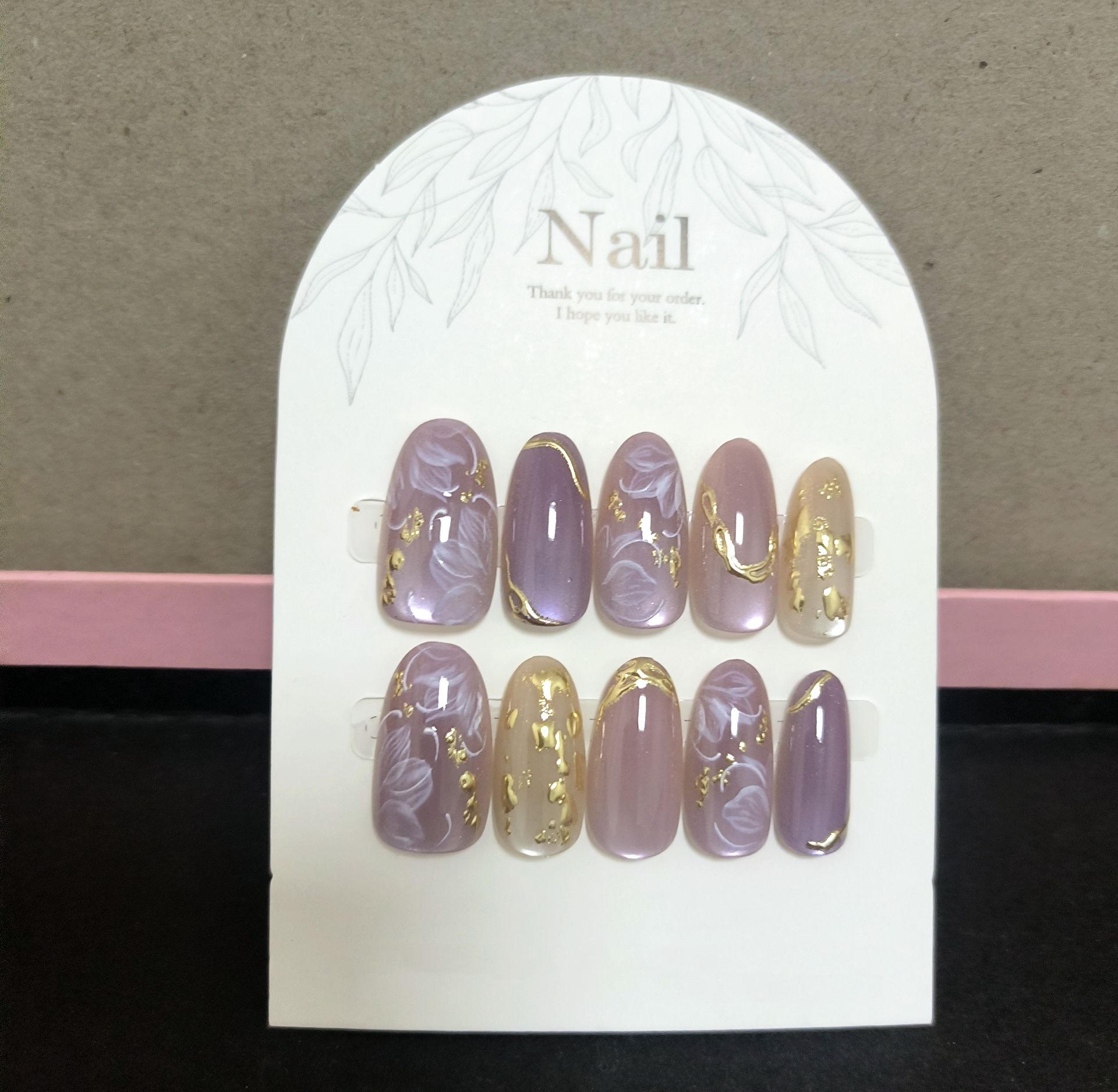10pcs Handmade Press On Nails  – обзор и цена Resin Art Flower