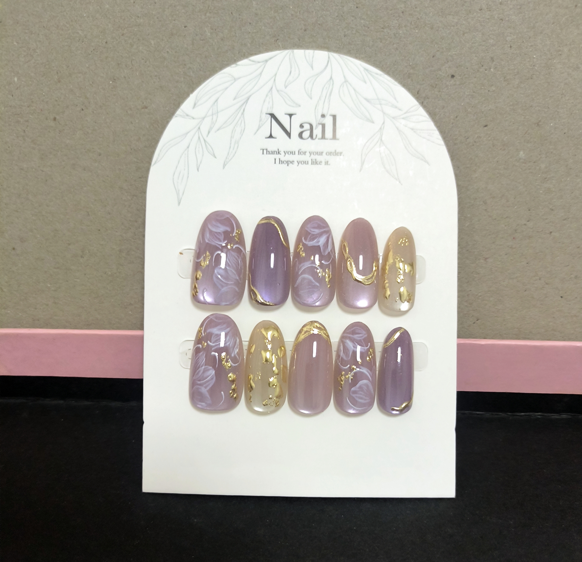 10pcs Handmade Press On Nails  – обзор и цена Resin Art Flower