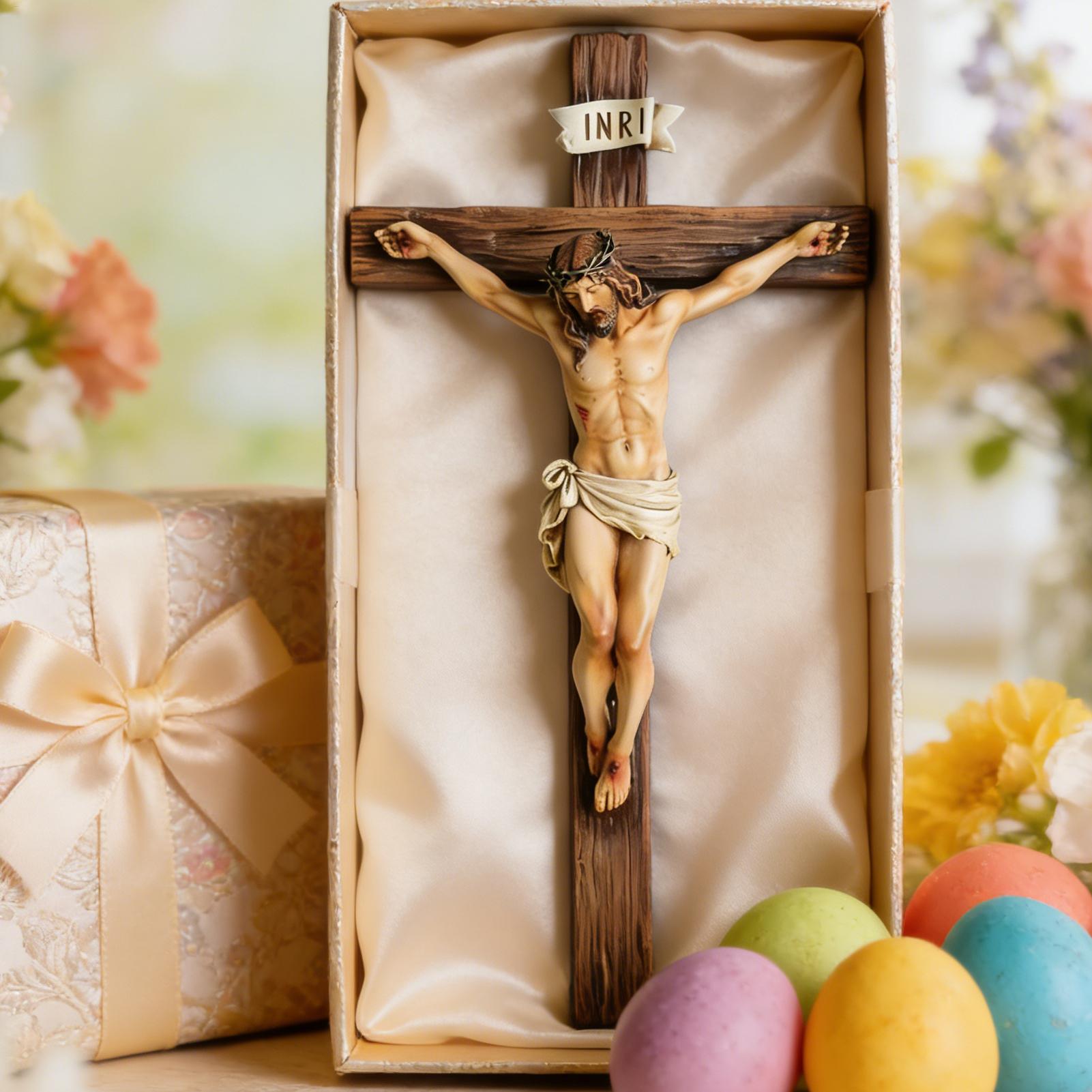 Hand-Painted Jesus Figurine 9. – обзор и цена Resin Art Sculptures