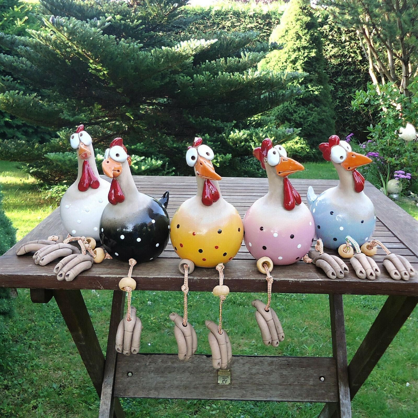 Funny Chicken Fence Decor Resi – обзор и цена Resin Art Sculptures