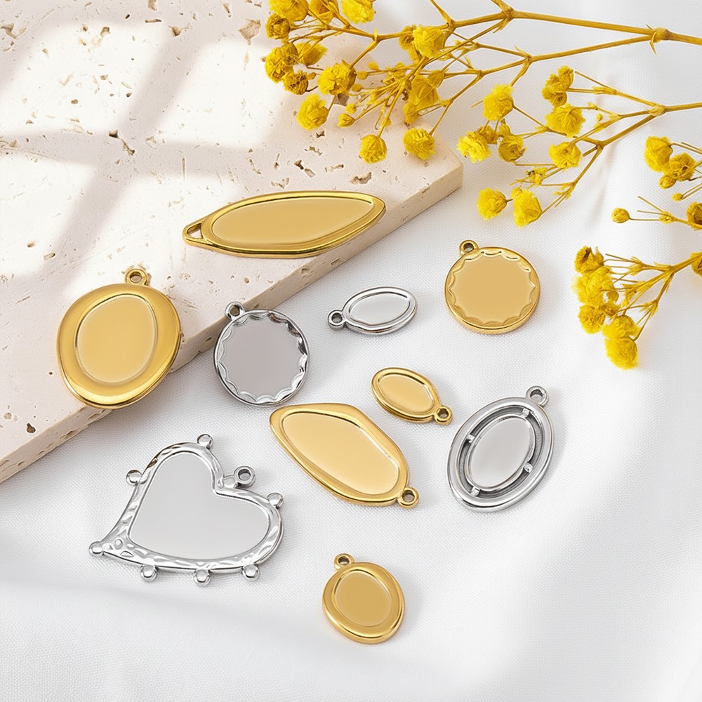 5pcs 1pcs No Fade Stainless Ir – обзор и цена Bezels Pendant Resin