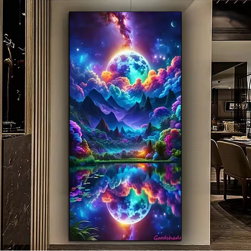 Diamond Painting Fantasy Purpl – обзор и цена Resin Art Purple