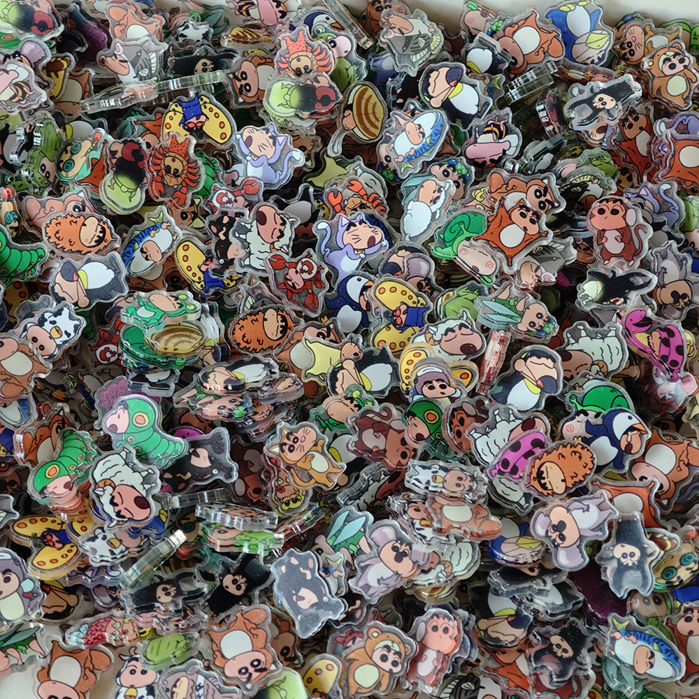 50pcs/set Cartoon Crayon Shin- – обзор и цена Resin Art Phone Case