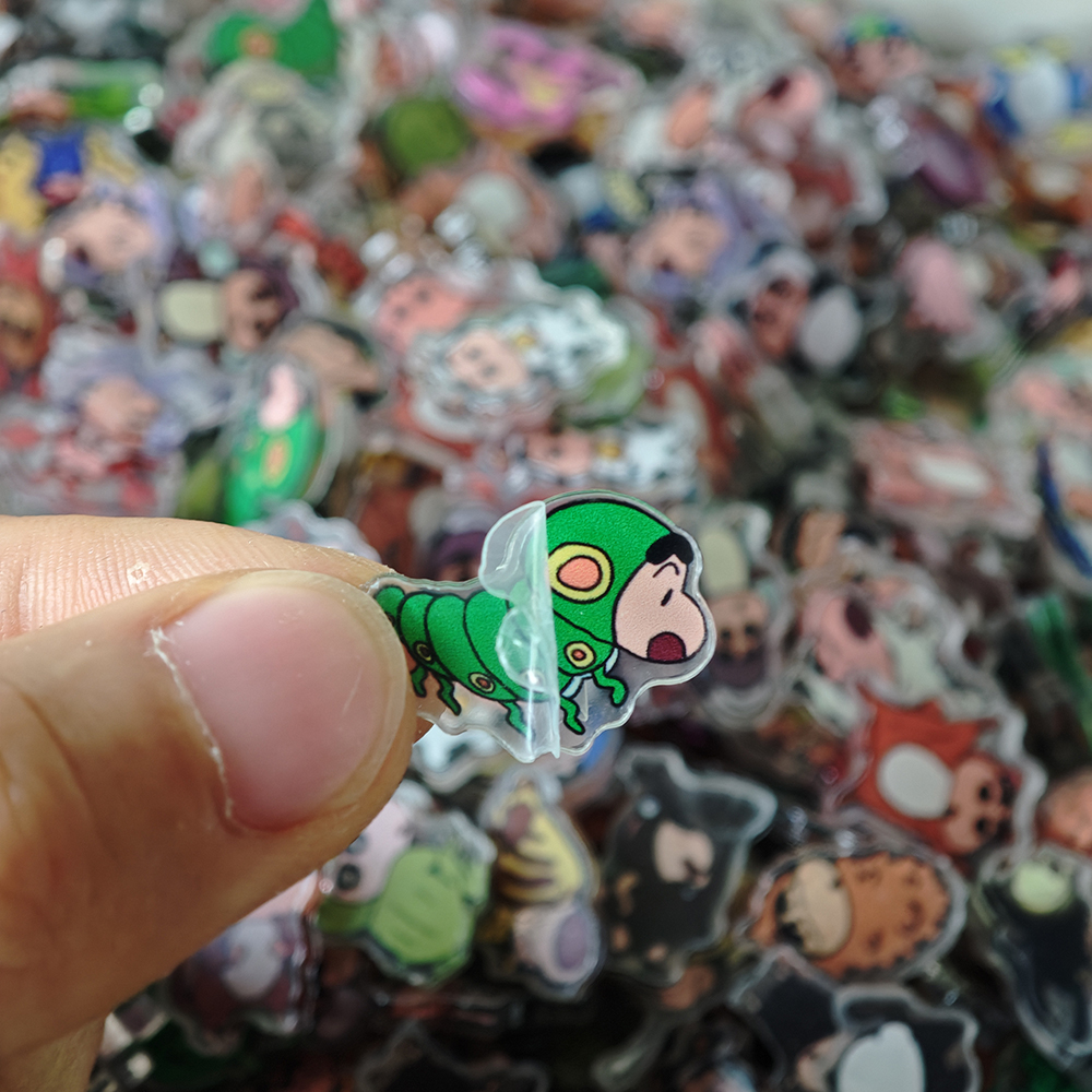 50pcs/set Cartoon Crayon Shin- – обзор и цена Resin Art Phone Case