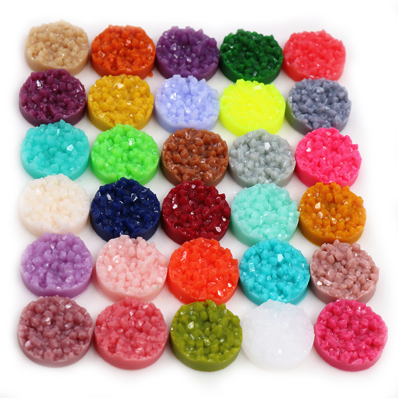 40pcs Resin Druzy Cabochons Do – обзор и цена Resin Art Engagement