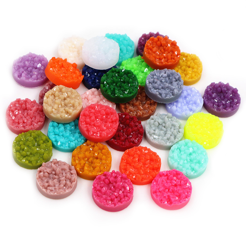 40pcs Resin Druzy Cabochons Do – обзор и цена Resin Art Engagement