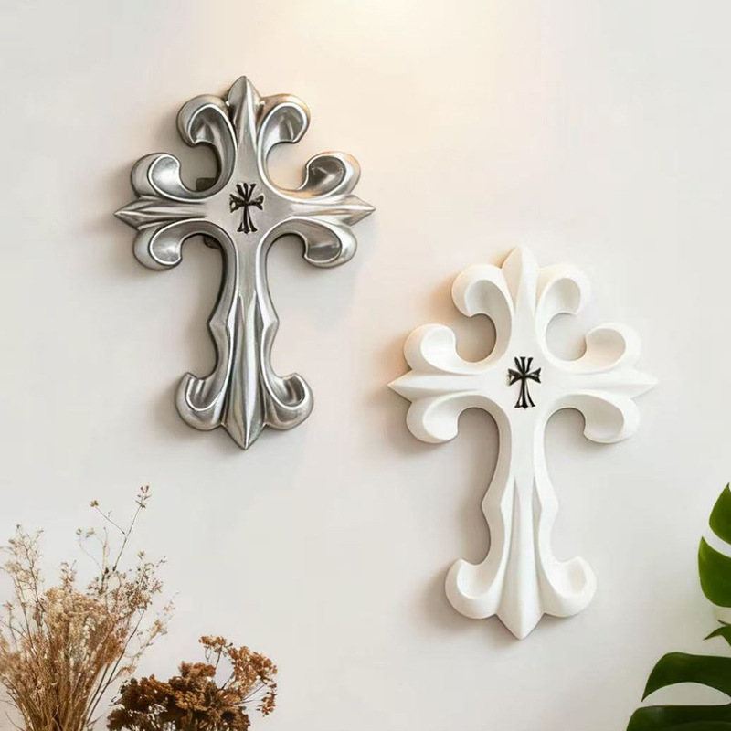 Retro Cross Wall Decor Gothic  – обзор и цена Resin Art Sculptures