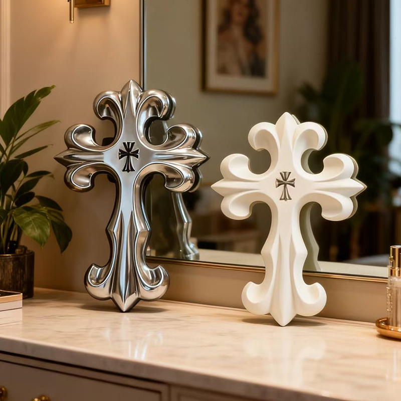 Retro Cross Wall Decor Gothic  – обзор и цена Resin Art Sculptures