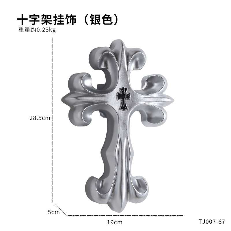 Retro Cross Wall Decor Gothic  – обзор и цена Resin Art Sculptures