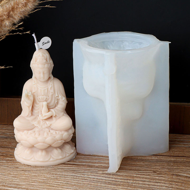3D Buddha Guanyin Statue Candl – обзор и цена Resin Art Sculptures