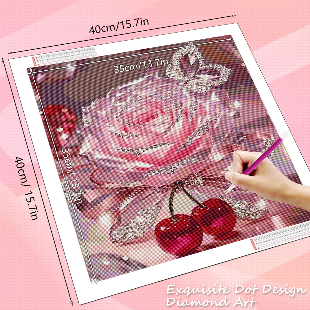 HUACAN Diamond Mosaic Rose Flo – обзор и цена Resin Art Kitchen