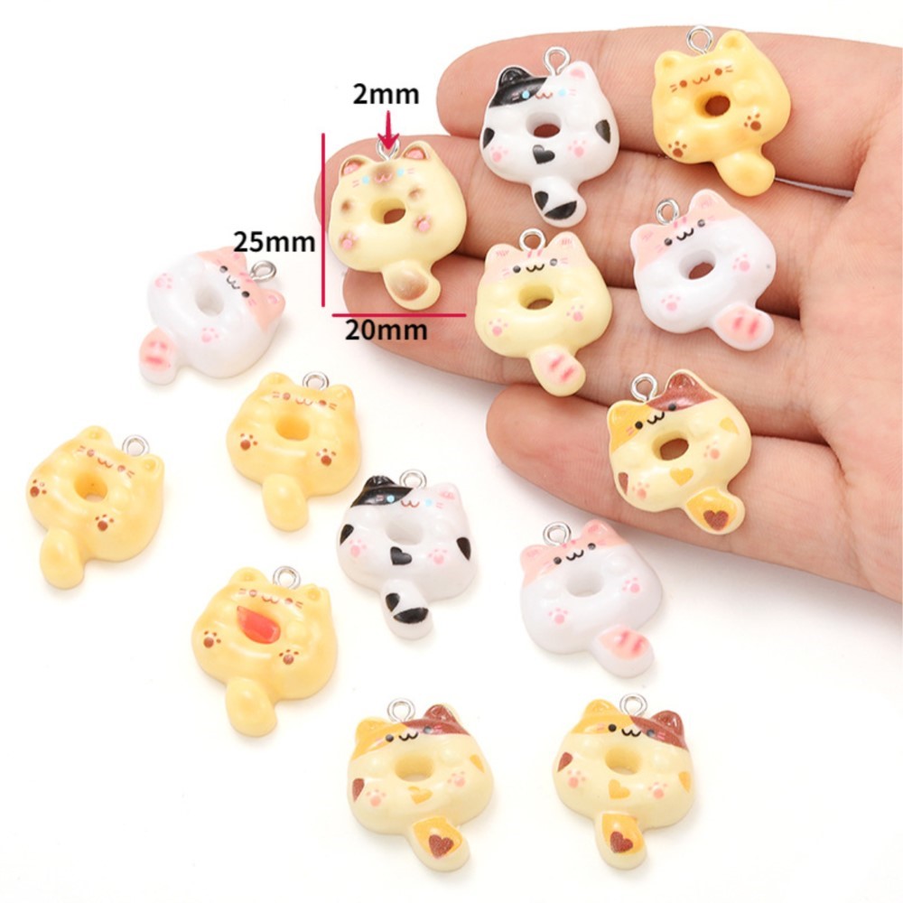10Pcs Kawaii Cartoon Cat Resin – обзор и цена Resin Art Engagement