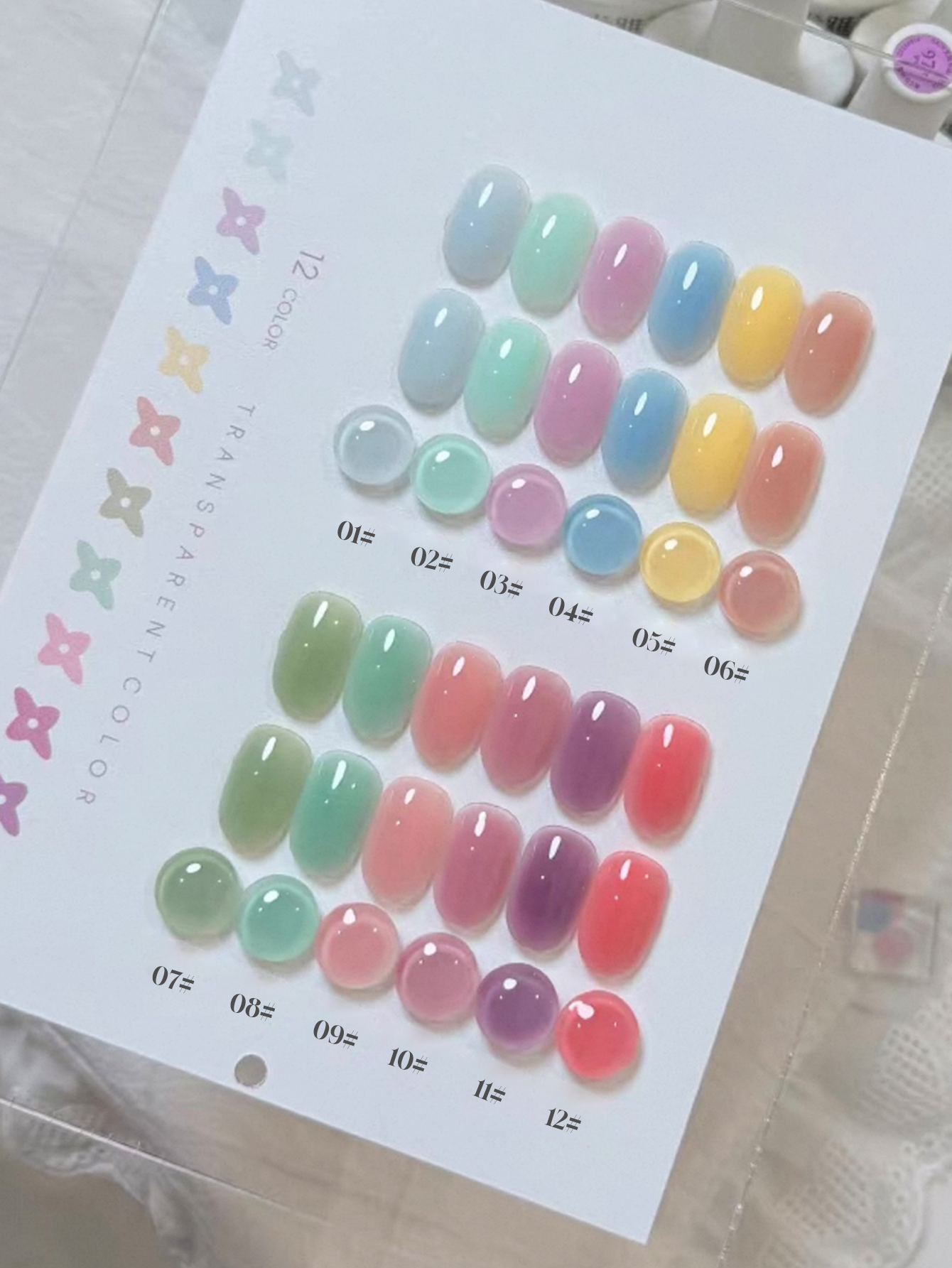 1/12pcs 2026 Spring and Summer – обзор и цена Resin Art Purple