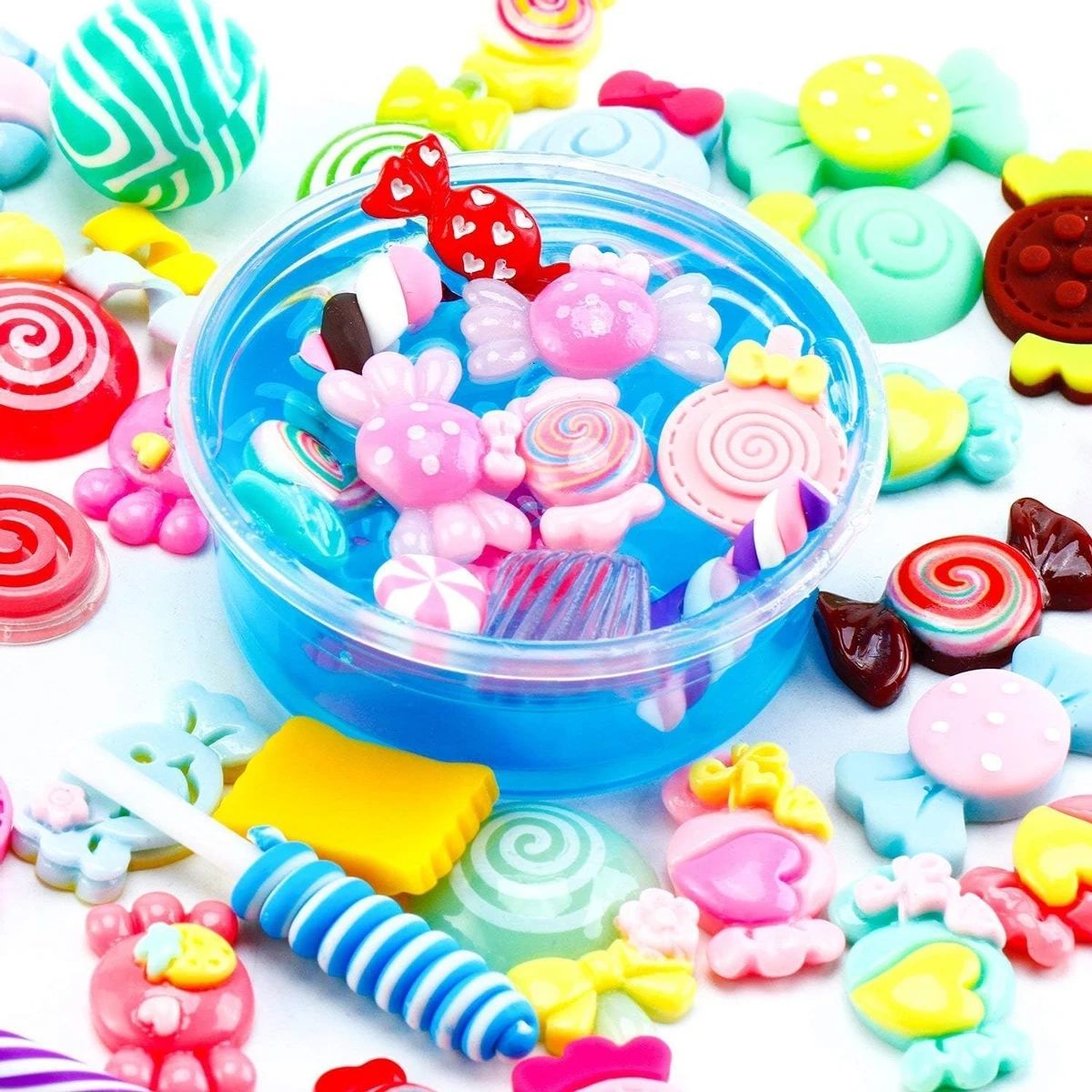 30pcs Random Candy Slime Charm – обзор и цена Resin Art Engagement