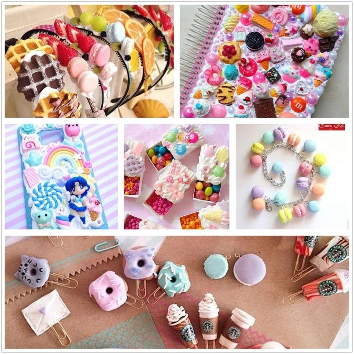 30pcs Random Candy Slime Charm – обзор и цена Resin Art Engagement