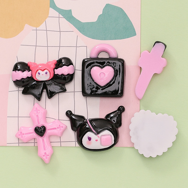 10 Pcs New Cute Mini Cartoon A – обзор и цена Resin Art Phone Case