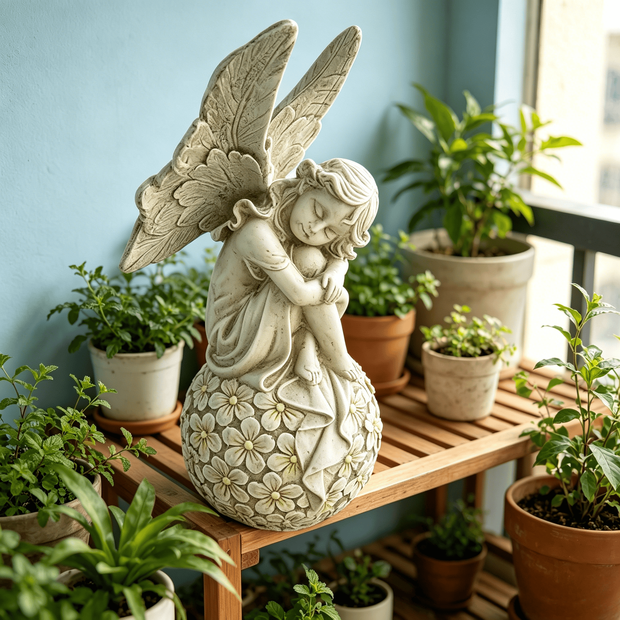 13.2-inch Garden Fairy Statue, – обзор и цена Resin Art Flower
