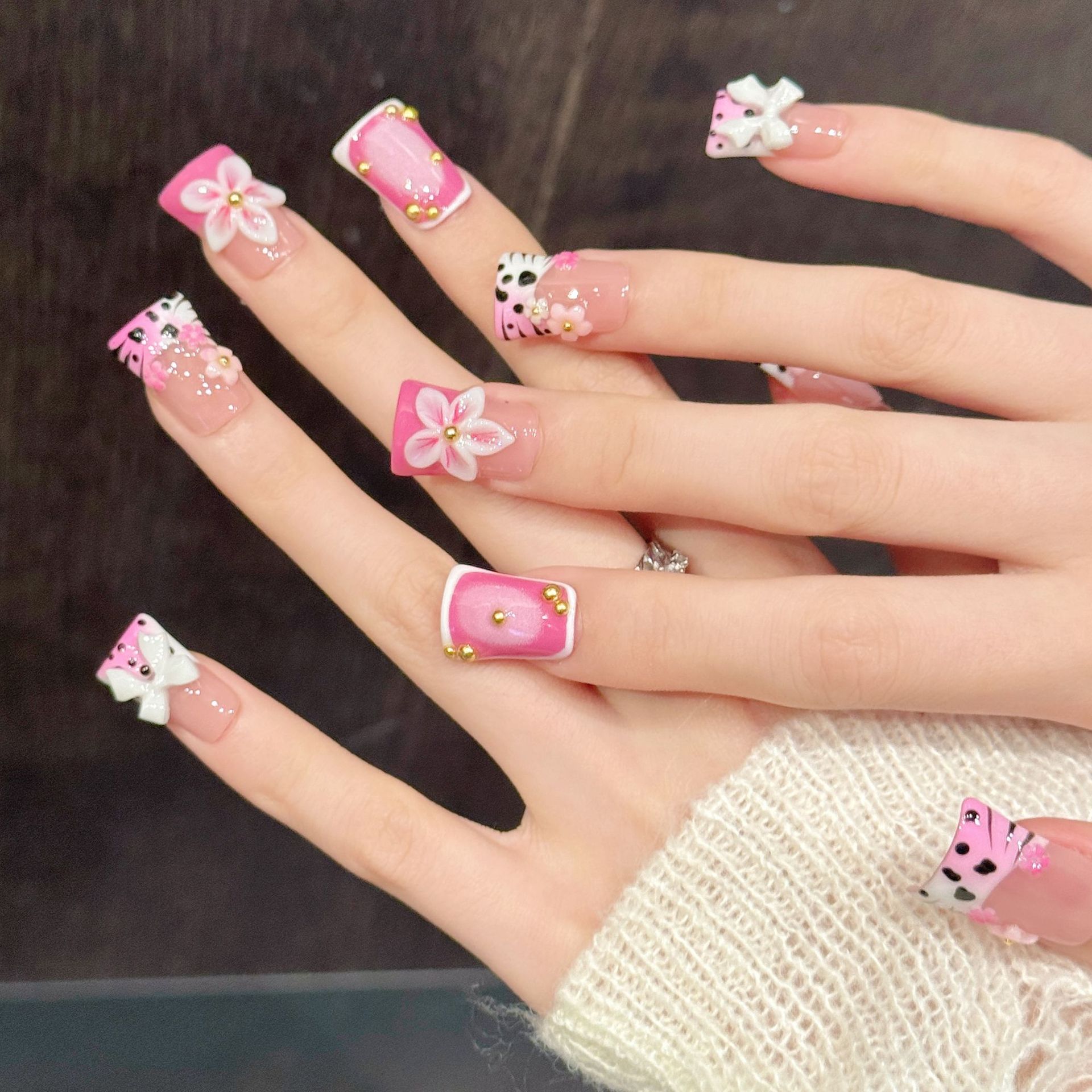 10pcs Pure Hand Pressed Duck N – обзор и цена Resin Art Flower
