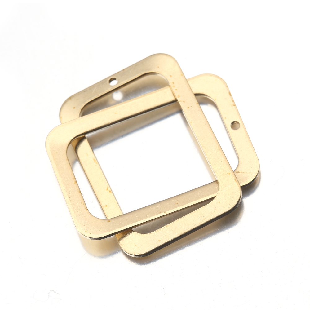 10Pcs Raw Brass Rectangle Holl – обзор и цена Bezels Pendant Resin