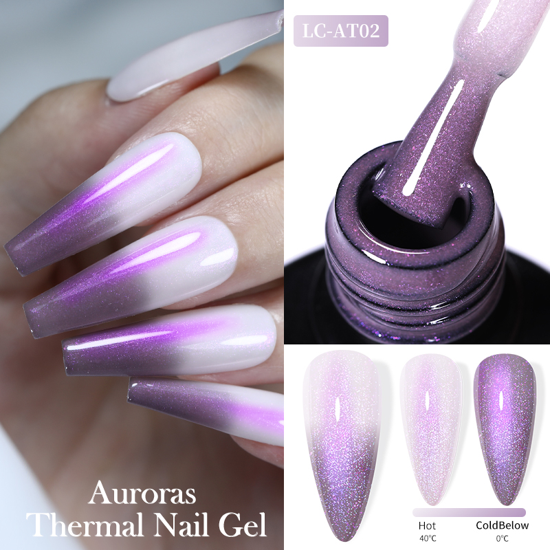 LILYCUTE 7ML Auroras Thermal G – обзор и цена Resin Art Purple