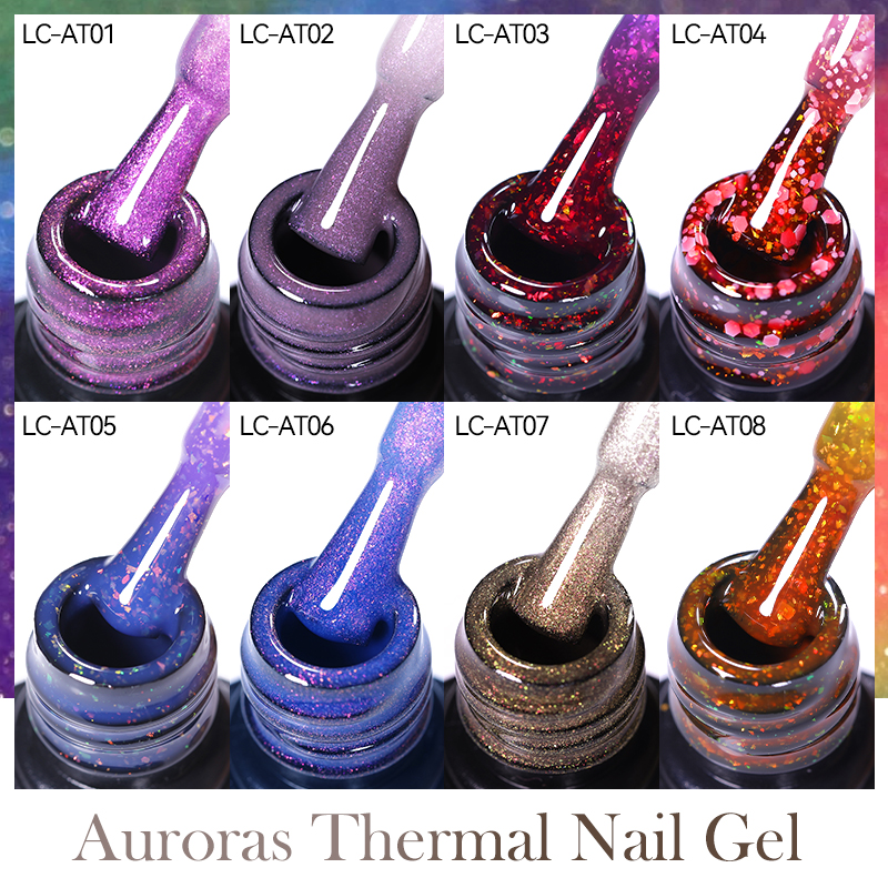 LILYCUTE 7ML Auroras Thermal G – обзор и цена Resin Art Purple