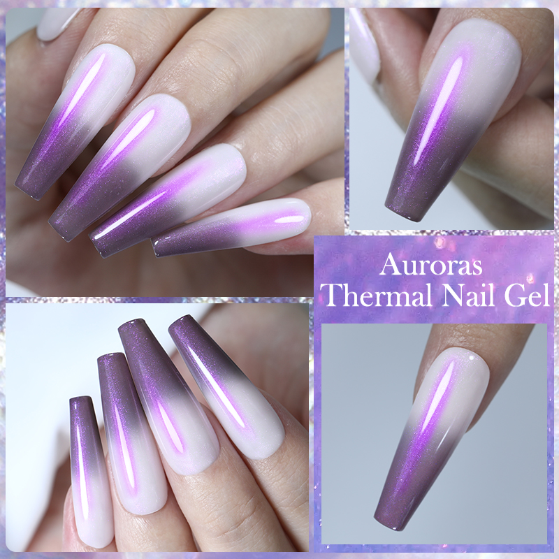 LILYCUTE 7ML Auroras Thermal G – обзор и цена Resin Art Purple