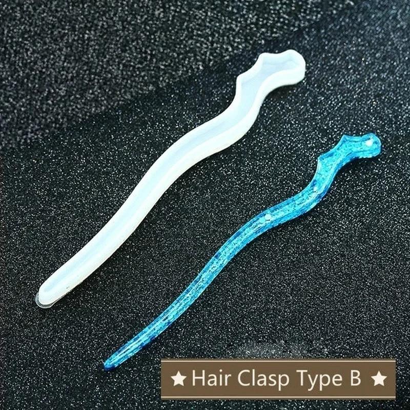 New Transparent Hairpin Silico – обзор и цена Resin Art Engagement