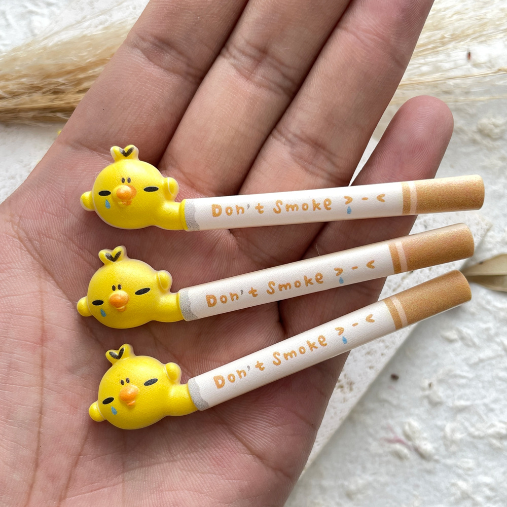 2pcs yellow chicken don't smok – обзор и цена Resin Art Phone Case