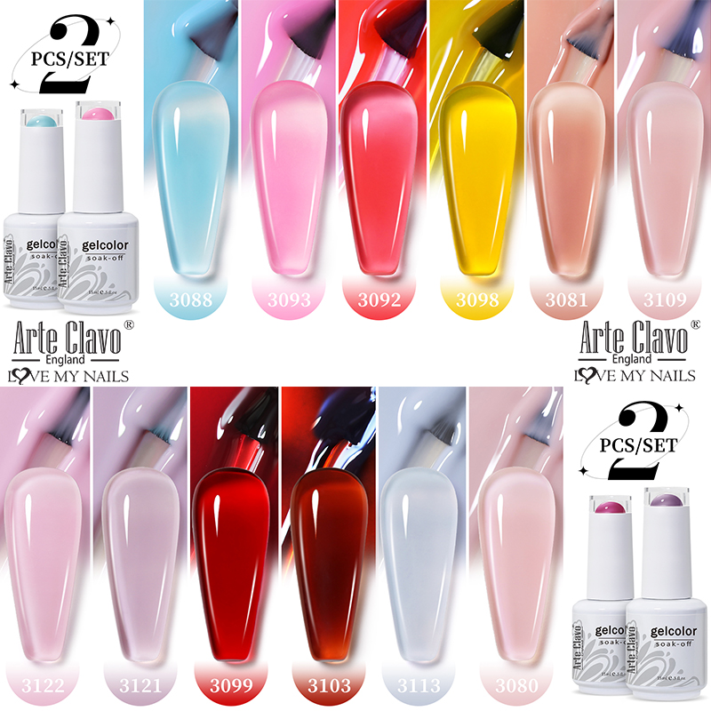 Arte Clavo 2Pcs/Set 15ml Jelly – обзор и цена Resin Art Purple