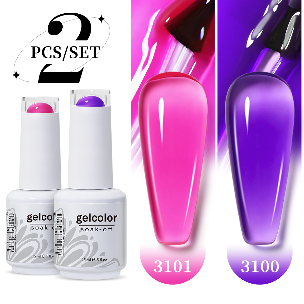 Arte Clavo 2Pcs/Set 15ml Jelly – обзор и цена Resin Art Purple