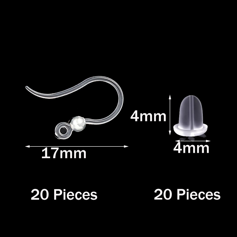 40pcs Clear Plastic Earring Ho – обзор и цена Resin Art Engagement