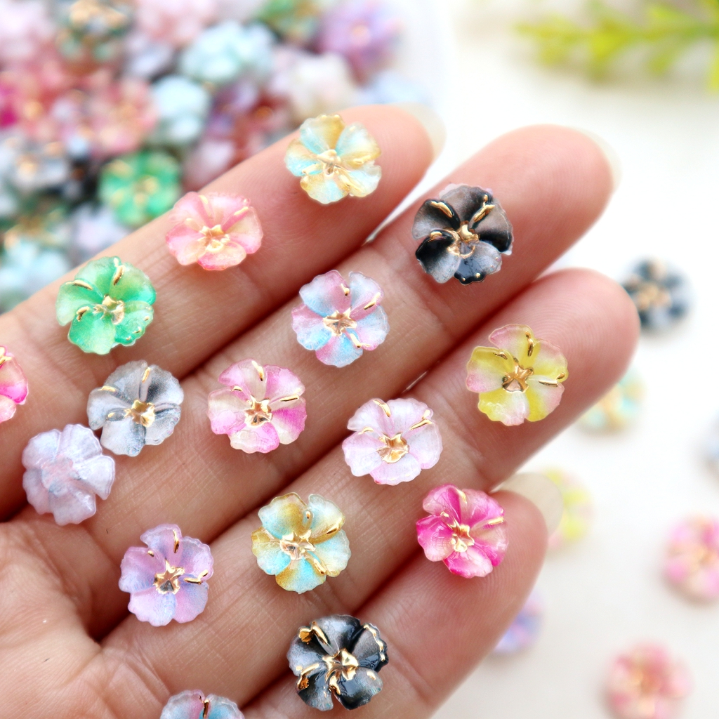 30pcs Mini Resin Flower Caboch – обзор и цена Resin Art Phone Case