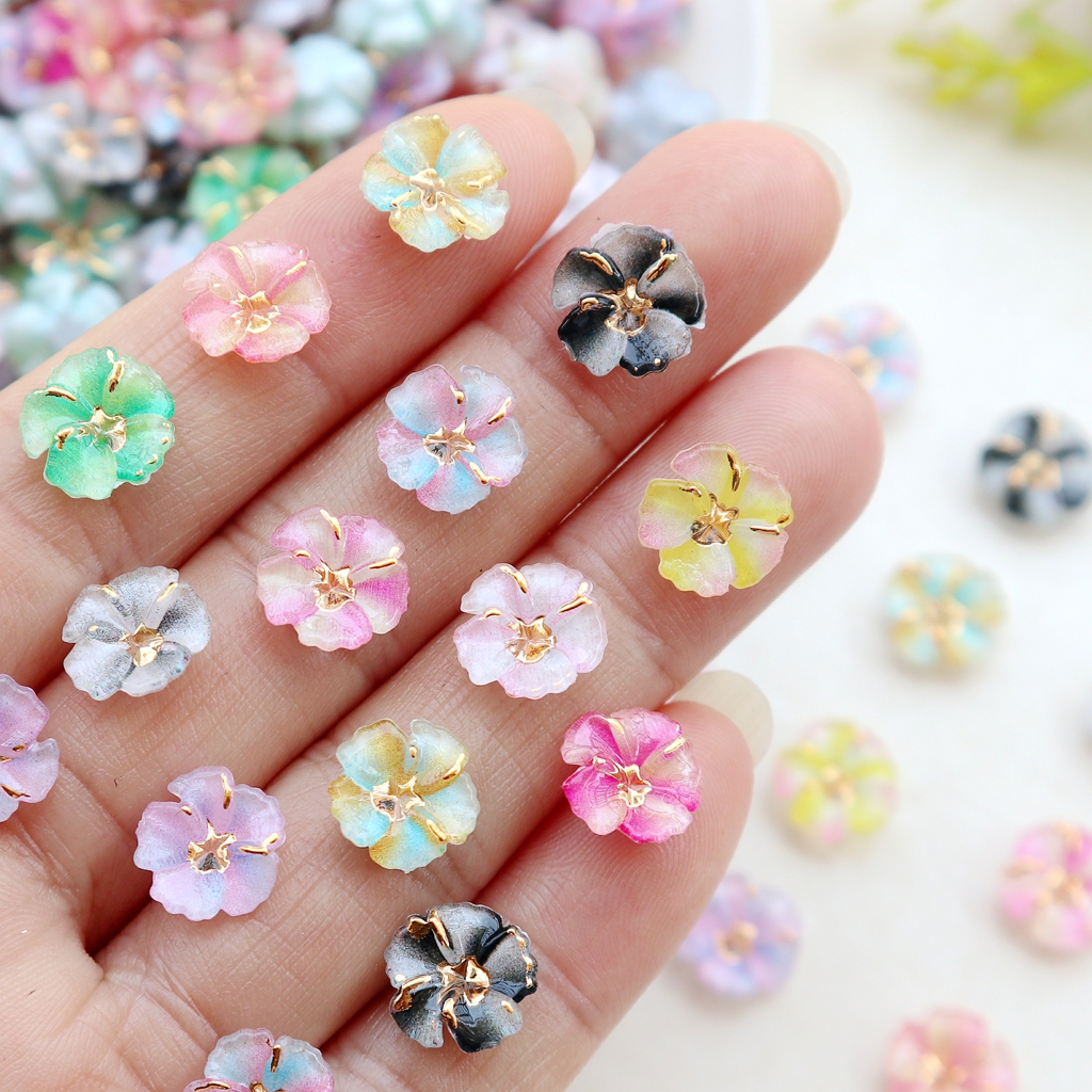 30pcs Mini Resin Flower Caboch – обзор и цена Resin Art Phone Case