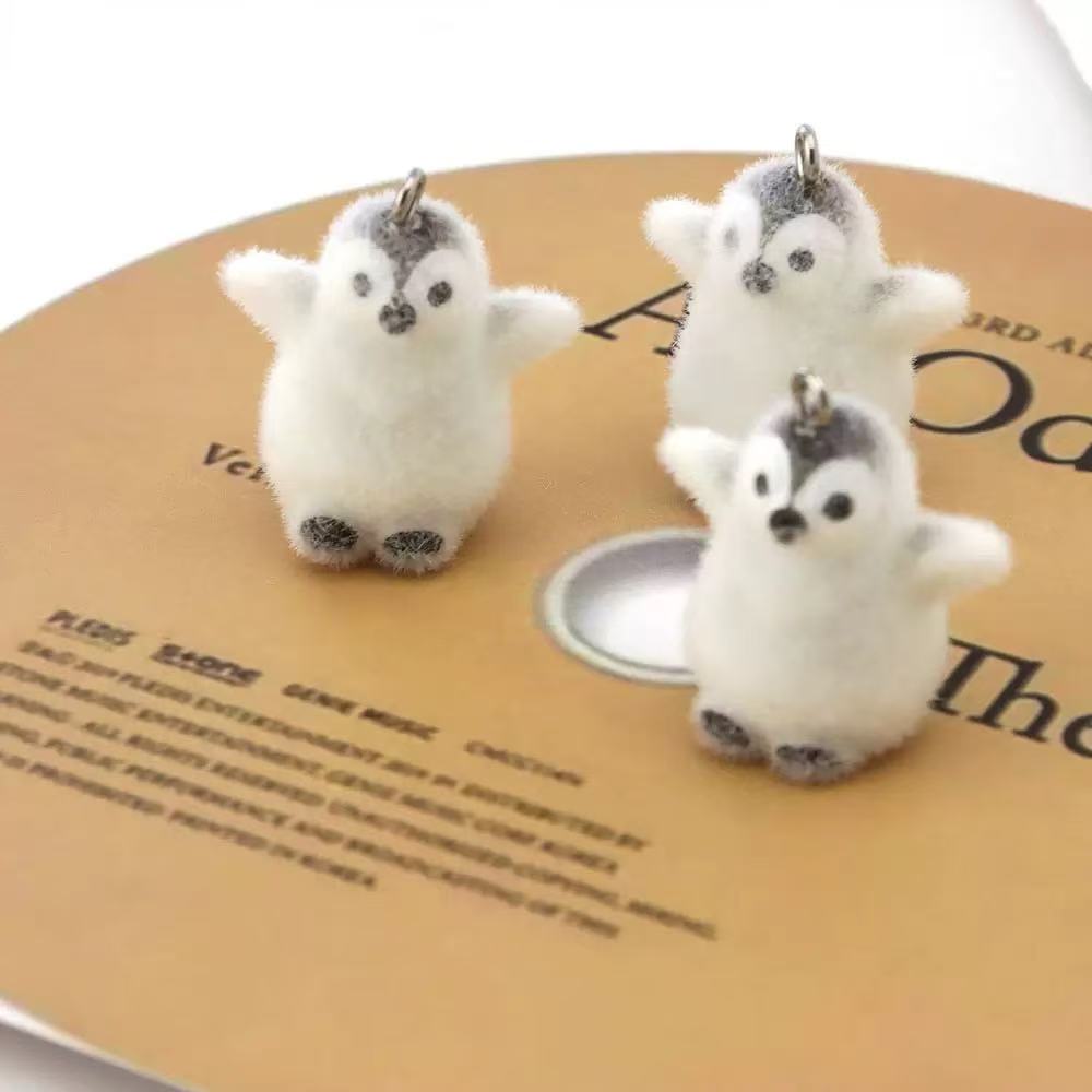 5pcs Flocking Small Penguin Re – обзор и цена Resin Art Engagement